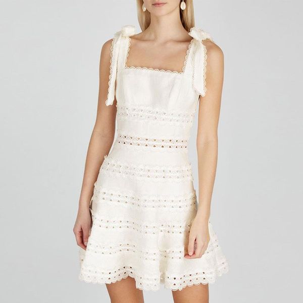 2020 summer dress women hollow out sleeveless lace dress vintage spaghetti strap holiday beach mini dresses vestidos, Black;gray
2020 summer dress women hollow out sleeveless lace dress vintage spaghetti strap holiday beach mini dresses vestidos, Black;gray
