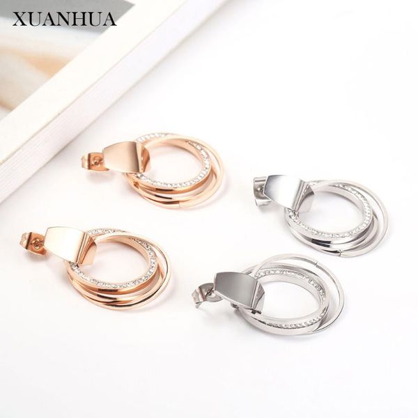 dangle & chandelier xuanhua stainless steel jewelry for woman 2021 rose gold drop earrings women bohemian accessories, Silver
dangle & chandelier xuanhua stainless steel jewelry for woman 2021 rose gold drop earrings women bohemian accessories, Silver