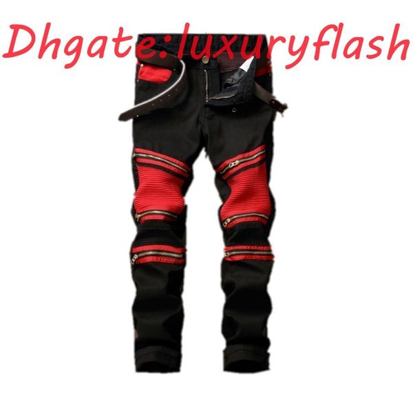 male brand jeans neue ankunft marke desgin zipper decorative stitching jeans mode slim fit stretch ripped denim male jeans, Blue
male brand jeans neue ankunft marke desgin zipper decorative stitching jeans mode slim fit stretch ripped denim male jeans, Blue