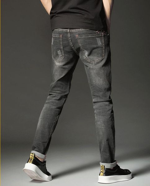 2d european men's jeans new cross-border men's personalized embroidered elastic ripped jeans, Blue
2d european men's jeans new cross-border men's personalized embroidered elastic ripped jeans, Blue