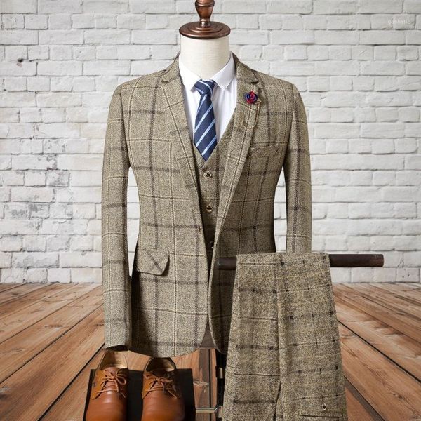 autumn 2020 suit 5. three piece men's plaid suit men's a348-tz13-12001, White;black
autumn 2020 suit 5. three piece men's plaid suit men's a348-tz13-12001, White;black