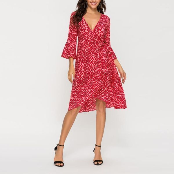 casual dresses women korean v neck vestidos office polka dot vintage autumn winter dress 2021 midi floral long sleeve female1, Black;gray
casual dresses women korean v neck vestidos office polka dot vintage autumn winter dress 2021 midi floral long sleeve female1, Black;gray