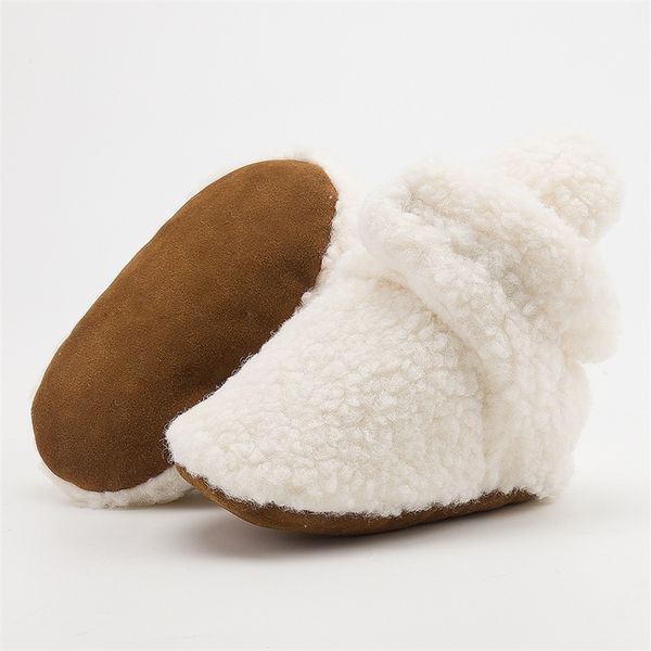 winter baby fleece booties soft infant toddler shoes first walkers socks anti-slip warm newborn infant crib shoes y201009
winter baby fleece booties soft infant toddler shoes first walkers socks anti-slip warm newborn infant crib shoes y201009