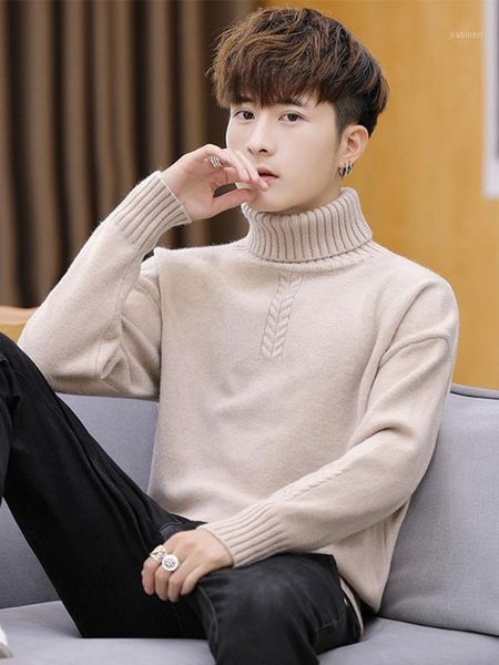 loose high-collar sweater male 2020 new winter student handsome korean version trend thicker thermal undercoat1, White;black
loose high-collar sweater male 2020 new winter student handsome korean version trend thicker thermal undercoat1, White;black
