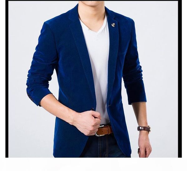 2018mens blazer slim fit suit jacket green navy blue velvet spring autumn outwear coat suits for men cj191128, White;black
2018mens blazer slim fit suit jacket green navy blue velvet spring autumn outwear coat suits for men cj191128, White;black