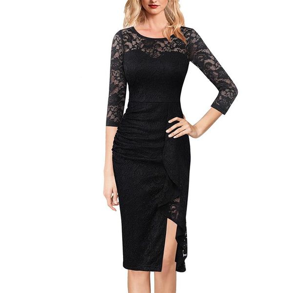 vfemage womens ruched ruffles slit lace formal cocktail wedding party mother of bride special occasion bodycon pencil dress 1575, Black;gray
vfemage womens ruched ruffles slit lace formal cocktail wedding party mother of bride special occasion bodycon pencil dress 1575, Black;gray