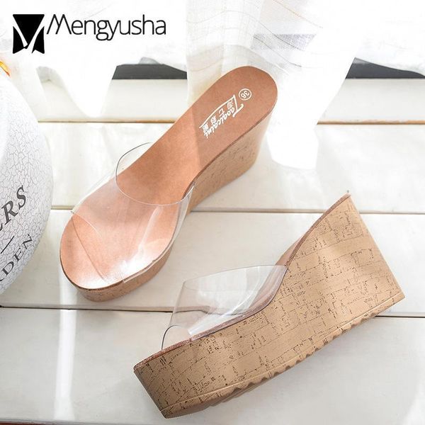 transparent platform sandals women summer muffins shoes peep toe wood pattern wedges sandalias mujer thick bottom pvc slides1, Black
transparent platform sandals women summer muffins shoes peep toe wood pattern wedges sandalias mujer thick bottom pvc slides1, Black