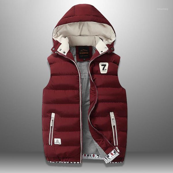 men's vest winter down vest casual waistcoat men's sleeveless jacket warm overcoats hat detachable new plus size 5xl1, Black;white
men's vest winter down vest casual waistcoat men's sleeveless jacket warm overcoats hat detachable new plus size 5xl1, Black;white