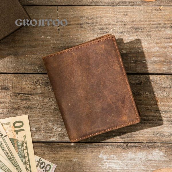 wallets grojitoo handmade mad horse leather wallet layer cowhide style vertical men's simple old lady's purse, Red;black
wallets grojitoo handmade mad horse leather wallet layer cowhide style vertical men's simple old lady's purse, Red;black