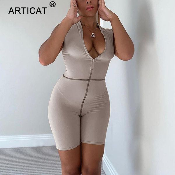 articat bodycon v neck rompers for women streetwear sleeveless slim short solid jumsuit female skinny autumn outside playsuit1, Black;white
articat bodycon v neck rompers for women streetwear sleeveless slim short solid jumsuit female skinny autumn outside playsuit1, Black;white