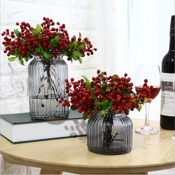decorative flowers & wreaths 1 pc artificial berry red bean fake home decor small bacca fruit branch christmas decoration accessories plant1
decorative flowers & wreaths 1 pc artificial berry red bean fake home decor small bacca fruit branch christmas decoration accessories plant1