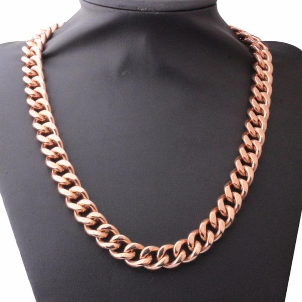 fashion rose gold necklace mens jewelry cool 316l stainless steel curb cuban link chain necklace or bracelet 7-40", Silver
fashion rose gold necklace mens jewelry cool 316l stainless steel curb cuban link chain necklace or bracelet 7-40", Silver