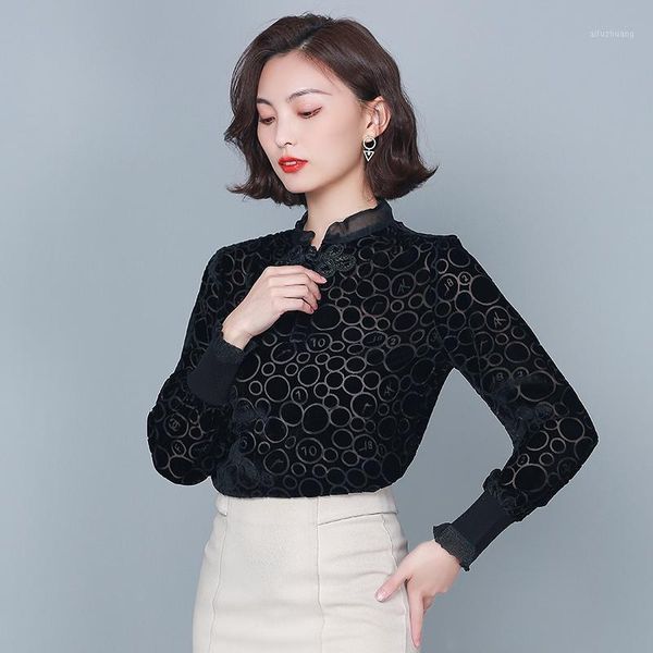 coigarsam 3xl plus size fashion blouse women new spring mandarin collar blusas womens and blouses black 63891, White
coigarsam 3xl plus size fashion blouse women new spring mandarin collar blusas womens and blouses black 63891, White