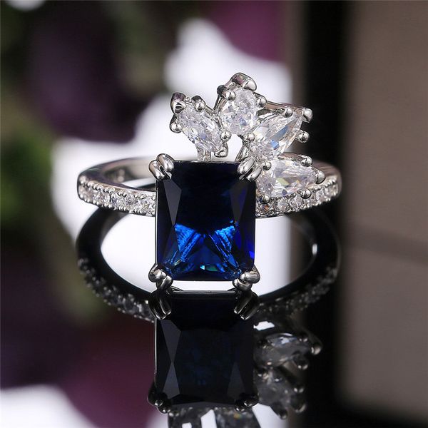 gorgeous women cocktail party rings newly design shine cubic zircon elegant female party ring trendy jewelry, Silver
gorgeous women cocktail party rings newly design shine cubic zircon elegant female party ring trendy jewelry, Silver