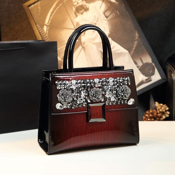 new fashion handle bag luxury red evening clutch bags for women patent leather handbags famous brands large capacity totes
new fashion handle bag luxury red evening clutch bags for women patent leather handbags famous brands large capacity totes