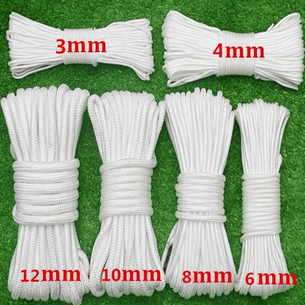 yarn 3mm 6mm 10mm nylon braid rope twisted string anti-friction cord for handmade natural white diy home wedding accessories, Black;white
yarn 3mm 6mm 10mm nylon braid rope twisted string anti-friction cord for handmade natural white diy home wedding accessories, Black;white