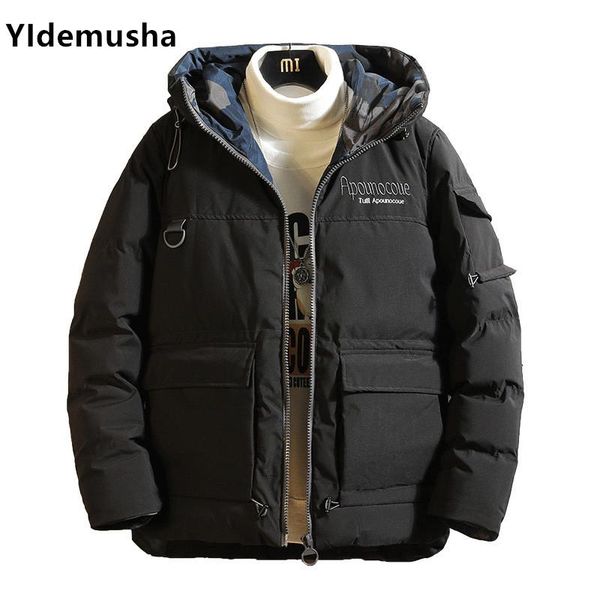 men's down & parkas winter jacket men hooded coat causal zipper jackets parka warm clothes streetwear clothing for, Black
men's down & parkas winter jacket men hooded coat causal zipper jackets parka warm clothes streetwear clothing for, Black