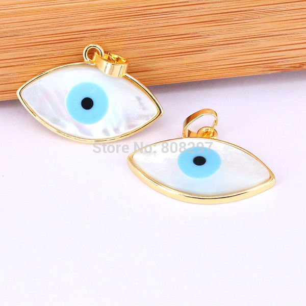8pcs gold color natura shell oval blue turkish eye pendants for jewelry making 0927, Silver
8pcs gold color natura shell oval blue turkish eye pendants for jewelry making 0927, Silver