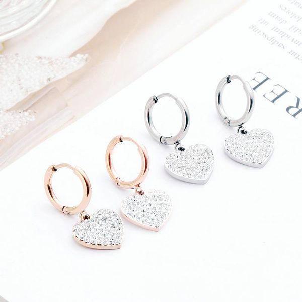 hoop & huggie classic heart pendant stainless steel earrings women's crystal charm ear rings 2021 selling fashion jewelry accessories g, Golden;silver
hoop & huggie classic heart pendant stainless steel earrings women's crystal charm ear rings 2021 selling fashion jewelry accessories g, Golden;silver