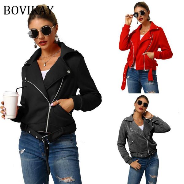 warm women's autumn winter jacket female short lapels 2020 bomber jacket fashion clothe harajuku zipper ladies basic street coat, Black;brown
warm women's autumn winter jacket female short lapels 2020 bomber jacket fashion clothe harajuku zipper ladies basic street coat, Black;brown