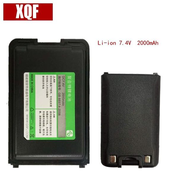 walkie talkie oppxun li-ion battery 7.4v 2000mah for quansheng tg-uv2 two way radio
