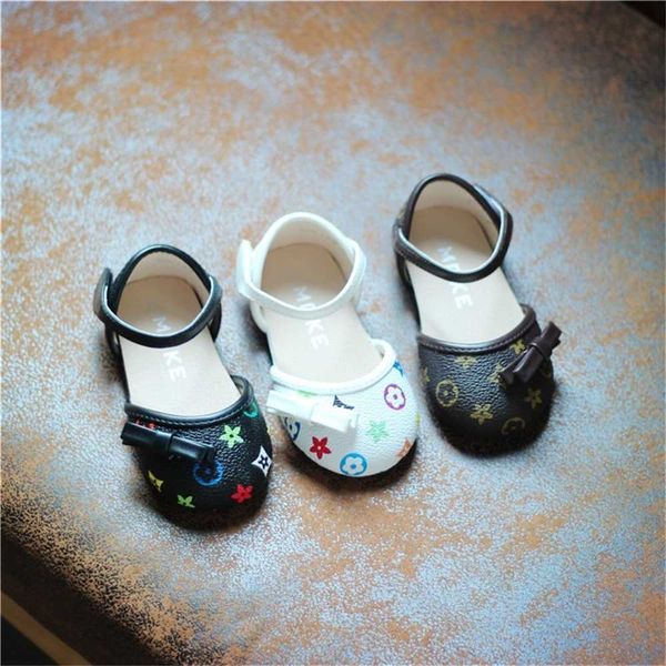 2022 summer baby kids sandal shoes printed pu bow girls' ankle-wrap prewalker fashion princess leather non-slip infant walking slippers, Black;red
2022 summer baby kids sandal shoes printed pu bow girls' ankle-wrap prewalker fashion princess leather non-slip infant walking slippers, Black;red
