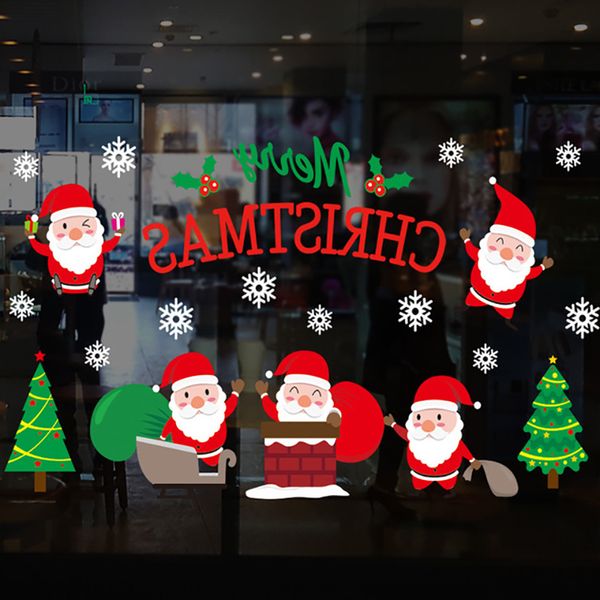 diy merry christmas santa claus deer xmas tree snowflake wall window stickers ornament navidad 2020 new year decor noel
diy merry christmas santa claus deer xmas tree snowflake wall window stickers ornament navidad 2020 new year decor noel