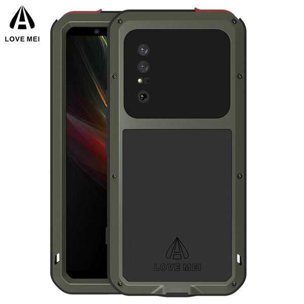 love mei 10 shock dirt proof water resistant metal armor cover phone case for sony xperia 1 ii
love mei 10 shock dirt proof water resistant metal armor cover phone case for sony xperia 1 ii