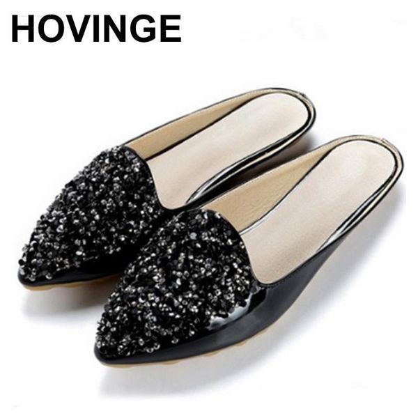 hovinge 2020sequined fashion sandals pu leather rhinestone sweet flat sandals-style soft soles peas slippers1, Black
hovinge 2020sequined fashion sandals pu leather rhinestone sweet flat sandals-style soft soles peas slippers1, Black