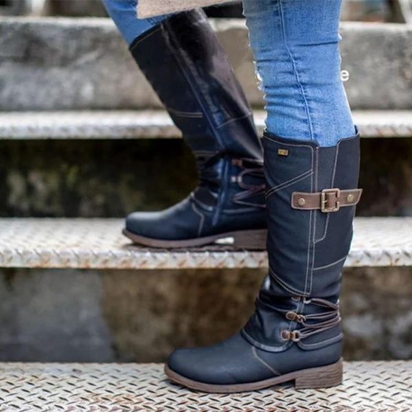 women new large size high tube side zipper women's boots autumn 2020 new low-heel knight motorcycle leather boots knee high, Black
women new large size high tube side zipper women's boots autumn 2020 new low-heel knight motorcycle leather boots knee high, Black