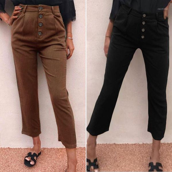 zanzea office lady work pants 2020 fashion women casual high waist solid long trousers buttons pantalones femme plus size 5xl1, Black;white
zanzea office lady work pants 2020 fashion women casual high waist solid long trousers buttons pantalones femme plus size 5xl1, Black;white