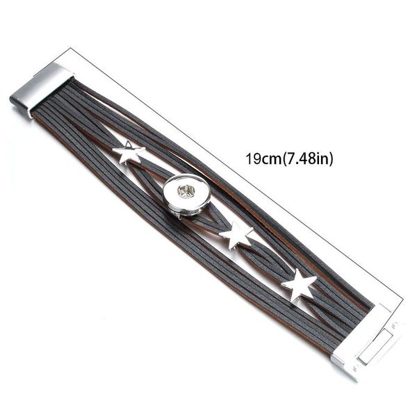 new snap jewelry star charm leather snap button bracelet bangle bohemian wide cuff bracelet for men wom bbyuot, Golden;silver
new snap jewelry star charm leather snap button bracelet bangle bohemian wide cuff bracelet for men wom bbyuot, Golden;silver