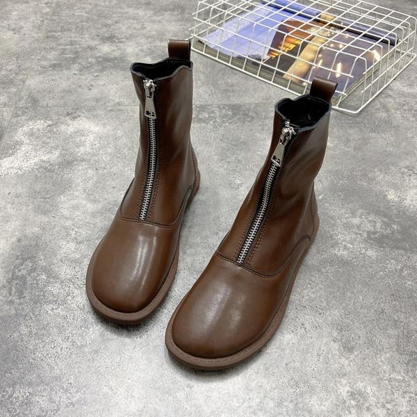 boots maggie's walker women fashion genuine leather winter mid-calf front-zipper autumn size 35-40, Black
boots maggie's walker women fashion genuine leather winter mid-calf front-zipper autumn size 35-40, Black
