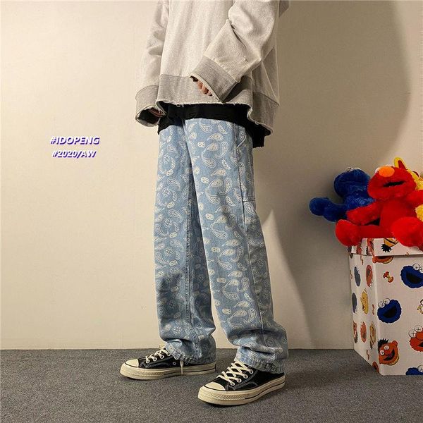 men's jeans 2021 printing casual pants baggy homme cargo pocket mopping biker denim blue/black color trousers size -2xl
men's jeans 2021 printing casual pants baggy homme cargo pocket mopping biker denim blue/black color trousers size -2xl