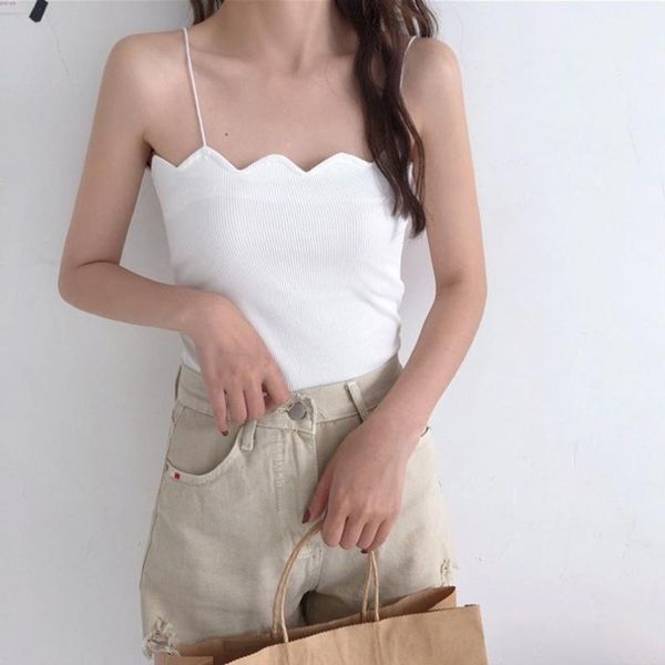 women knitted solid color crop camis camisole tank vest off shoulder halter blouse stretch t-shirt strips 20201, White
women knitted solid color crop camis camisole tank vest off shoulder halter blouse stretch t-shirt strips 20201, White