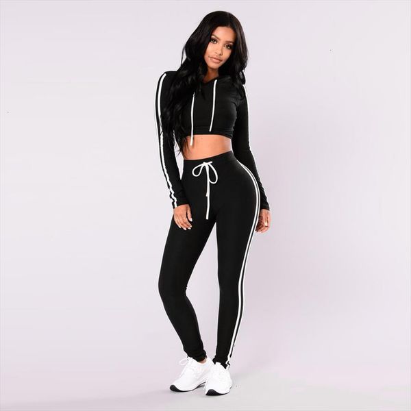 two 2020 piece set tracksuit women pullover side striped hoodies sweatshirt pants wear casual sets c1340, Gray
two 2020 piece set tracksuit women pullover side striped hoodies sweatshirt pants wear casual sets c1340, Gray