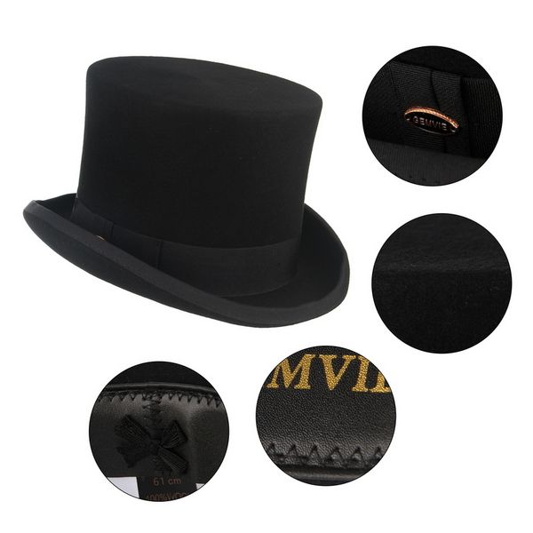 gemvie 15cm 100% wool felt hat for men women new cylinder hat er mad hatter party costume fedora derby magician hat 201028, Blue;gray
gemvie 15cm 100% wool felt hat for men women new cylinder hat er mad hatter party costume fedora derby magician hat 201028, Blue;gray