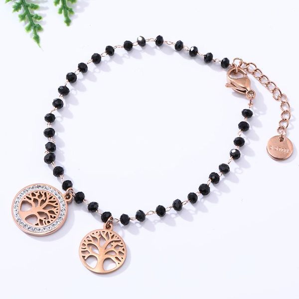 golden tree of life charms bracelet for women two size crystal pendant stainless steel black beads bracelets jewelry party gifts, Golden;silver
golden tree of life charms bracelet for women two size crystal pendant stainless steel black beads bracelets jewelry party gifts, Golden;silver