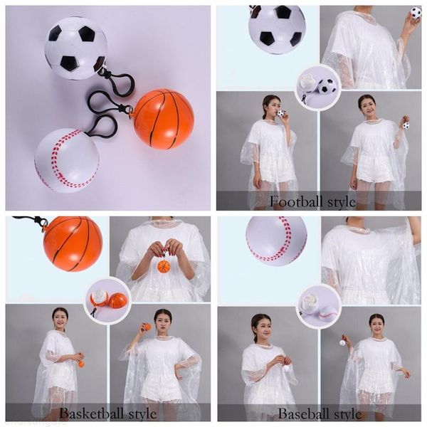 disposable raincoat plastic ball key chain raincoats mini basketball football rain covers travel tour trip rain coat pe rainwear gga2210
disposable raincoat plastic ball key chain raincoats mini basketball football rain covers travel tour trip rain coat pe rainwear gga2210