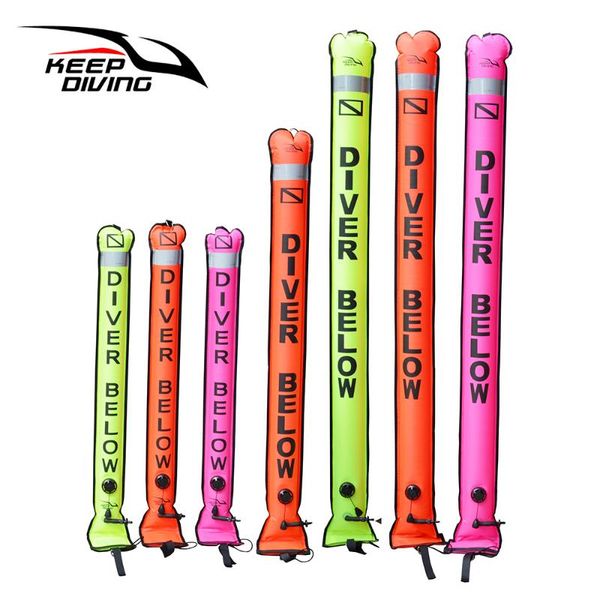keep diving 1.2m/1.5m/1.8m professional scuba diving inflatable safety sausage signal surface buoy (smb) tube
keep diving 1.2m/1.5m/1.8m professional scuba diving inflatable safety sausage signal surface buoy (smb) tube