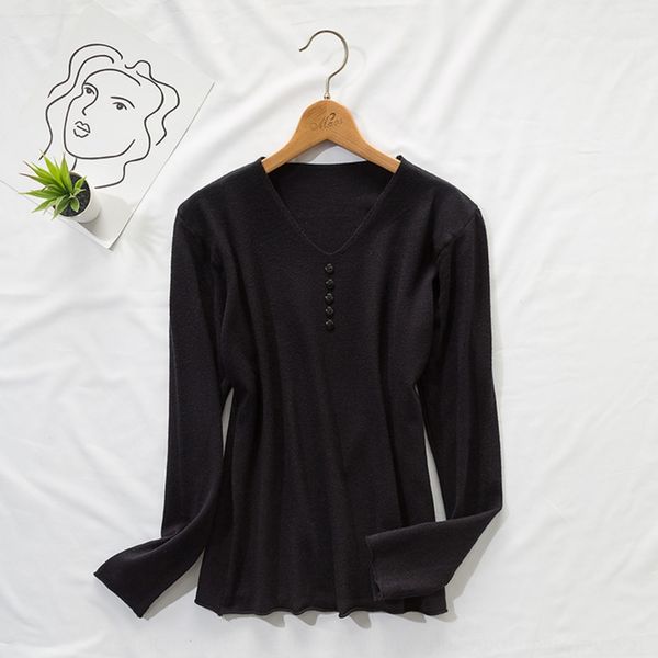 spring 2020 new knitted mini fresh bottoming shirt opcoatwith versatile foreign style ins women's fashion design jc2df, White
spring 2020 new knitted mini fresh bottoming shirt opcoatwith versatile foreign style ins women's fashion design jc2df, White