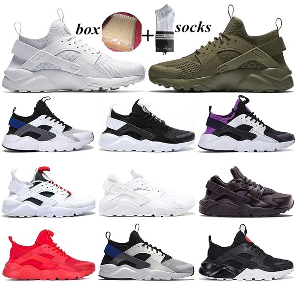 with box classic women men huarache running shoes 4.0 1.0 black white green red sports sneakers racer mens trainers jogging walking
with box classic women men huarache running shoes 4.0 1.0 black white green red sports sneakers racer mens trainers jogging walking