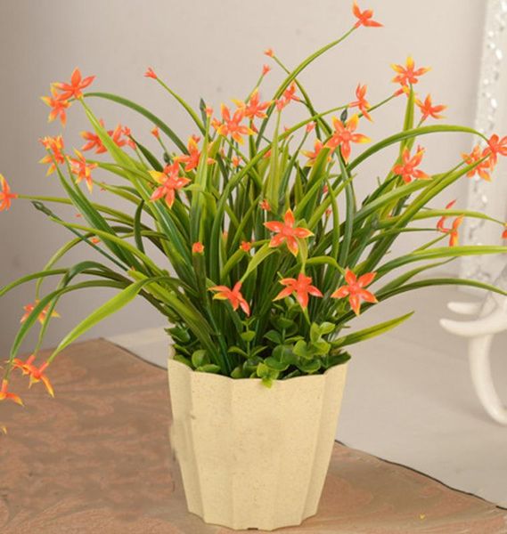 decorative flowers & wreaths artificial small star flower with vase pe material bouquet manual for decoration plant floresclassic purple
decorative flowers & wreaths artificial small star flower with vase pe material bouquet manual for decoration plant floresclassic purple