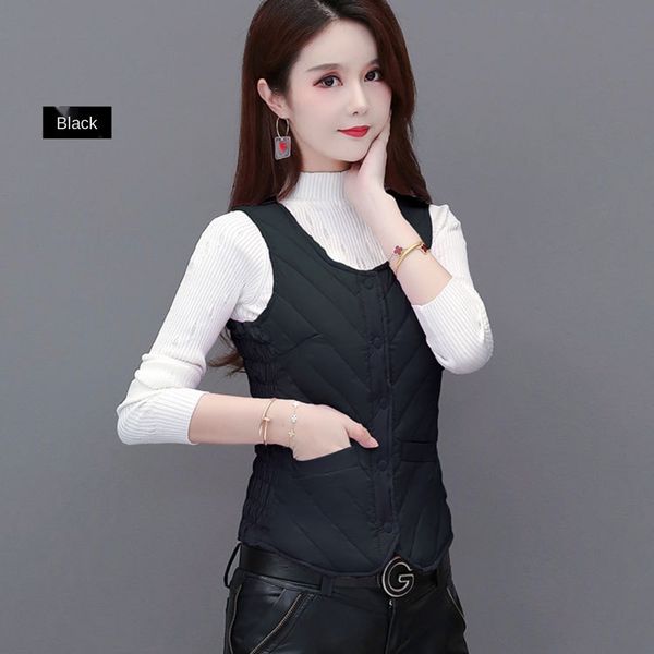autumn winter cotton women's short slim fit with vest vestwaistband autumn and winter down cotton waistcoat women's short slim fit, White;black
autumn winter cotton women's short slim fit with vest vestwaistband autumn and winter down cotton waistcoat women's short slim fit, White;black