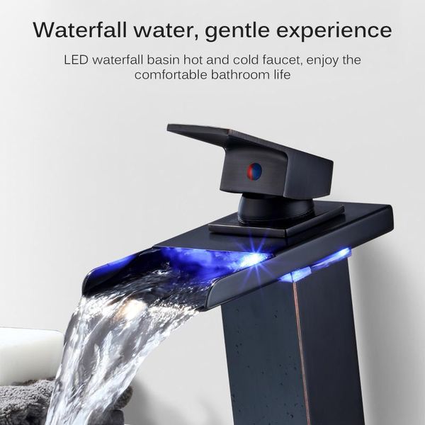 bathroom sink faucets led color changes glass waterfall basin faucet bath tub mixer tap single handle kitchen water chrome finish
bathroom sink faucets led color changes glass waterfall basin faucet bath tub mixer tap single handle kitchen water chrome finish