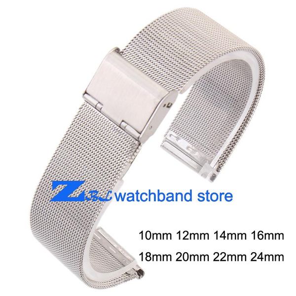 watch bands ultra-thin stainless steel watchband mesh strap silver bracelet 10mm 12mm 14mm 16mm 18mm 20mm 22mm 24mm bracelets band, Black;brown
watch bands ultra-thin stainless steel watchband mesh strap silver bracelet 10mm 12mm 14mm 16mm 18mm 20mm 22mm 24mm bracelets band, Black;brown