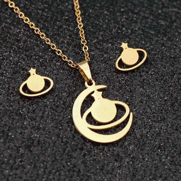 chic stainless steel moon star earth galaxy pendant necklace for men women unique space crescent earrings christmas gift1, Silver
chic stainless steel moon star earth galaxy pendant necklace for men women unique space crescent earrings christmas gift1, Silver
