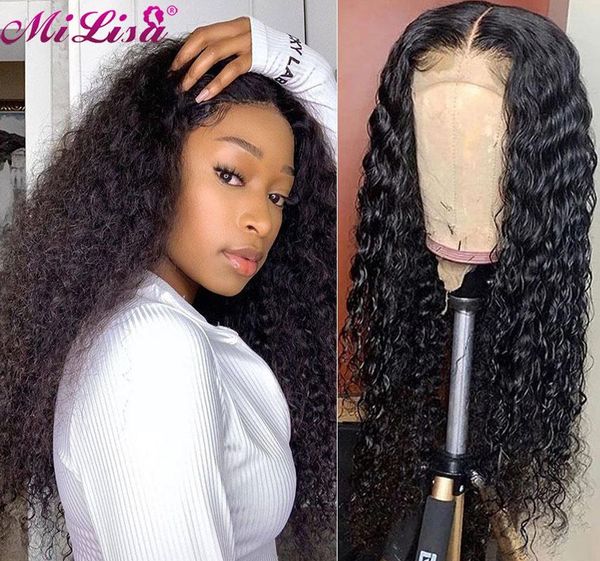 lace wigs mi lisa 4x4 curly closure wig pre plucked for black women brazilian remy hair 150% density can make ponytail, Black;brown
lace wigs mi lisa 4x4 curly closure wig pre plucked for black women brazilian remy hair 150% density can make ponytail, Black;brown