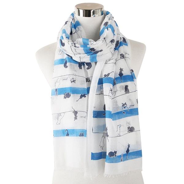 scarves huobao ladies cute cat print animals scarfs for womens bufanda mujer scarf shawl wraps, Blue;gray
scarves huobao ladies cute cat print animals scarfs for womens bufanda mujer scarf shawl wraps, Blue;gray