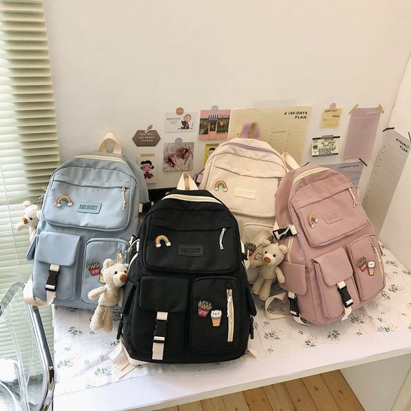 стиль ins нейтральной литературы и искусств студент schoolbag сумки backpackbackpack корейского издание отдых большая емкость первичного кач
стиль ins нейтральной литературы и искусств студент schoolbag сумки backpackbackpack корейского издание отдых большая емкость первичного кач